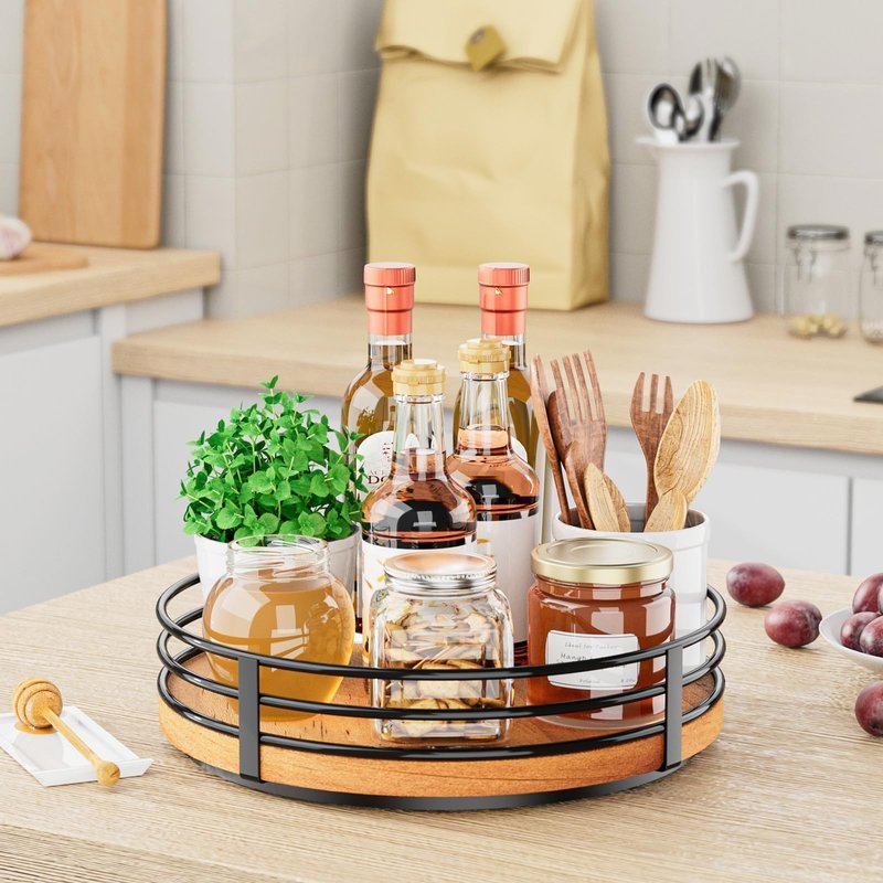 lazy susan plateau tournant placard guide