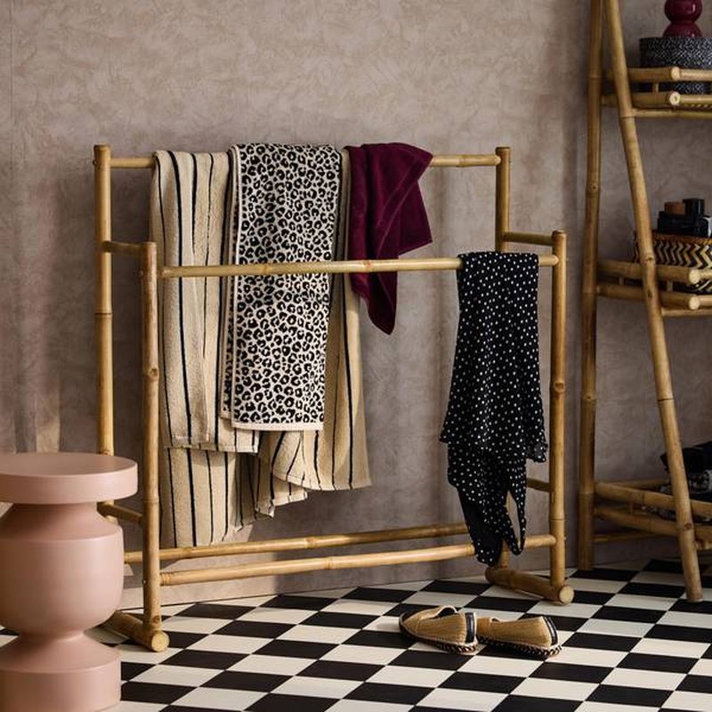 porte serviette bambou salle de bain guide